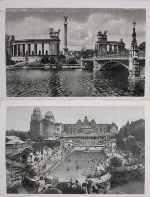 [Будапешт. Раскладной фотоальбом]. Budapest. [Б. м.], [1920–1930-е].